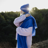 Rosa Beanie in Eternal Blue