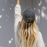 LN cap in washed Grey