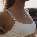 Classic Dominga Bikini Top in Avorio