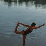 Linda Smock Swimsuit in Aubergine