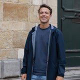 Unisex Lightweight Raincoat in Navy