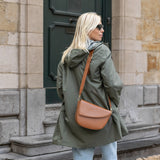 Unisex Lightweight Raincoat in Kaki
