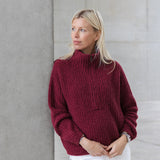 Clever Cleo Jumper Burgundy