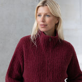 Clever Cleo Jumper Burgundy