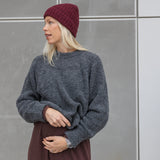 Hipster Beanie in Burgundy