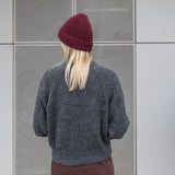 Hipster Beanie in Burgundy