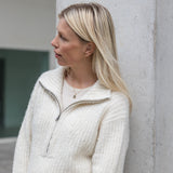 Clever Cleo Jumper White
