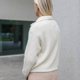 Clever Cleo Jumper White