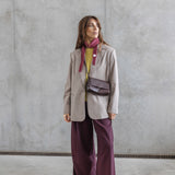 Small Scarf Burgundy Purple