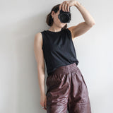 Sporty tank top in Black