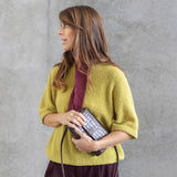 Small Scarf Burgundy Purple