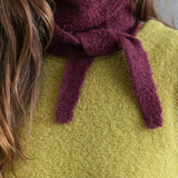 Small Scarf Burgundy Purple