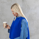Cropped Debardeur Eternal Blue