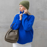 Hipster Beanie in Grounding Green