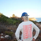 Long sleeves T-shirt It comes in Waves in Soft Summery Orange