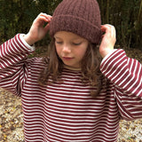 Hipster Beanie Kids Raw Cacao