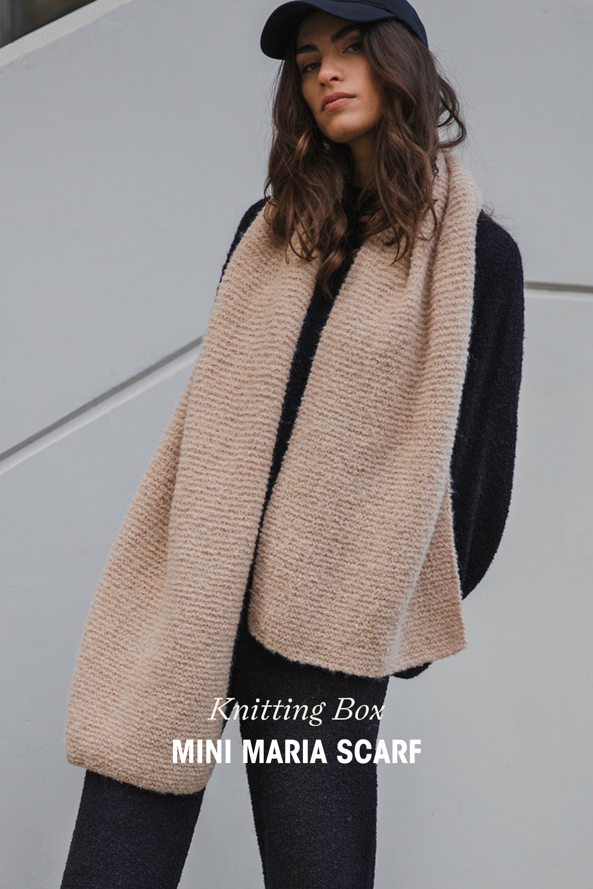 小物 Simply Complicated COTTON KNIT SCARF Handknit Cotton Scarf - Thistle Farms