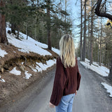 Rosalie Jumper in Raw Cacao