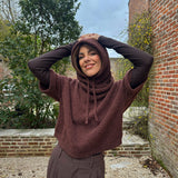 Knitted T-shirt Raw Cacao