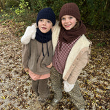 Hipster Beanie Kids in Midnight Blue