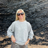 Basic Billy Jumper in Light Grey