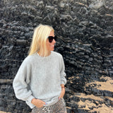 Basic Billy Jumper in Light Grey