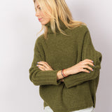 Sloppy Stevie Jumper in Grounding Green