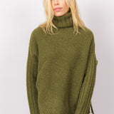 Sloppy Stevie Jumper in Grounding Green