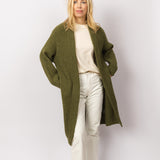 Cozy Cardigan in Grounding Green