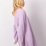 Cozy Cardigan in Violet Amethyst