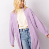 Cozy Cardigan in Violet Amethyst