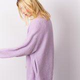 Cozy Cardigan in Violet Amethyst