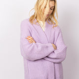 Cozy Cardigan in Violet Amethyst