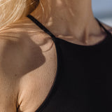 Surf Bikini Top in Black