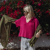 Breezy Betty Scarf in Grounding Green