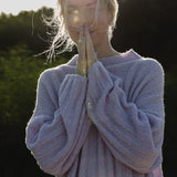 Rosalie Jumper in Violet Amethyst