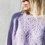 Ajour Jumper in Violet Amethyst