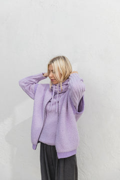 Sloppy Stevie Jumper in Violet Amethyst