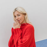 Rosalie Jumper in Rooting Red