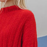 Rosalie Jumper in Rooting Red