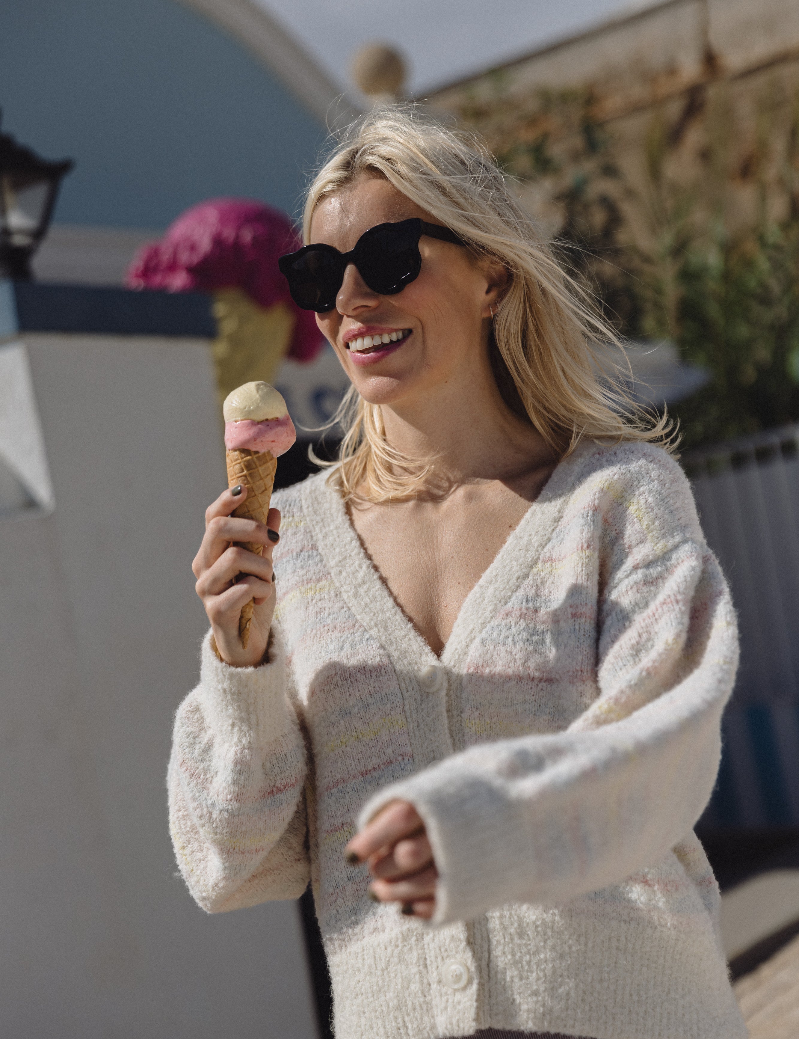 Soft Striped cardigan