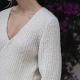 Wrap Jumper in Off White