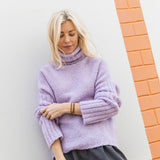 Sloppy Stevie Jumper in Violet Amethyst