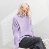 Sloppy Stevie Jumper in Violet Amethyst