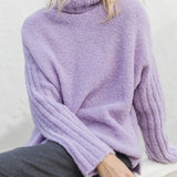 Sloppy Stevie Jumper in Violet Amethyst