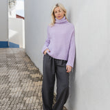 Sloppy Stevie Jumper in Violet Amethyst