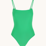 Classic Dominga Swimsuit in Heart Green