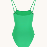 Classic Dominga Swimsuit in Heart Green