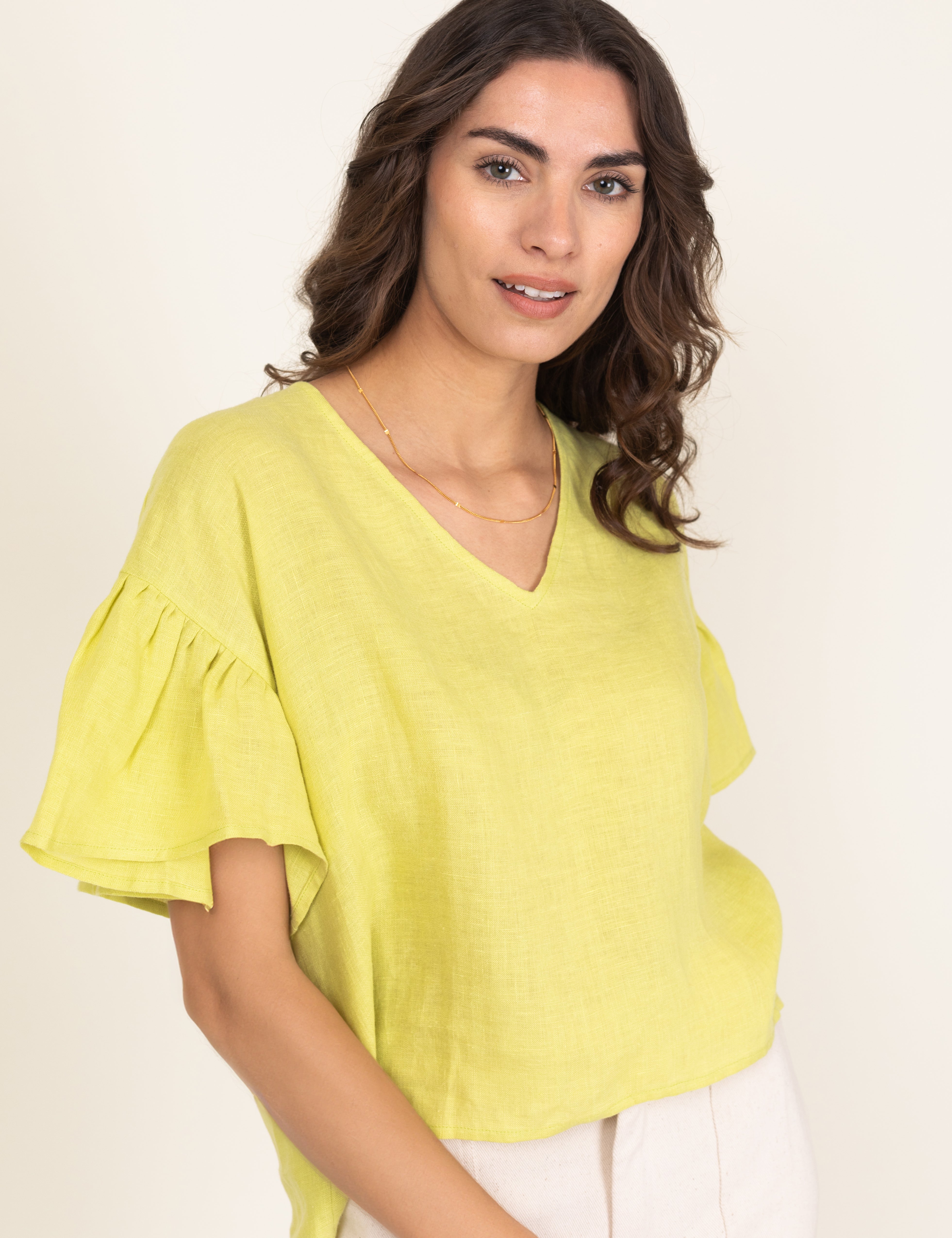 Lucy Ruffle Top