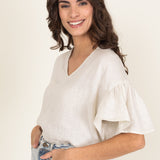 Lucy Ruffle Top